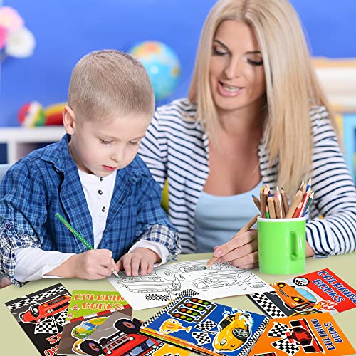 24pcs Race Car Coloring Books Bulk for Kids Party Favors (24 Count)