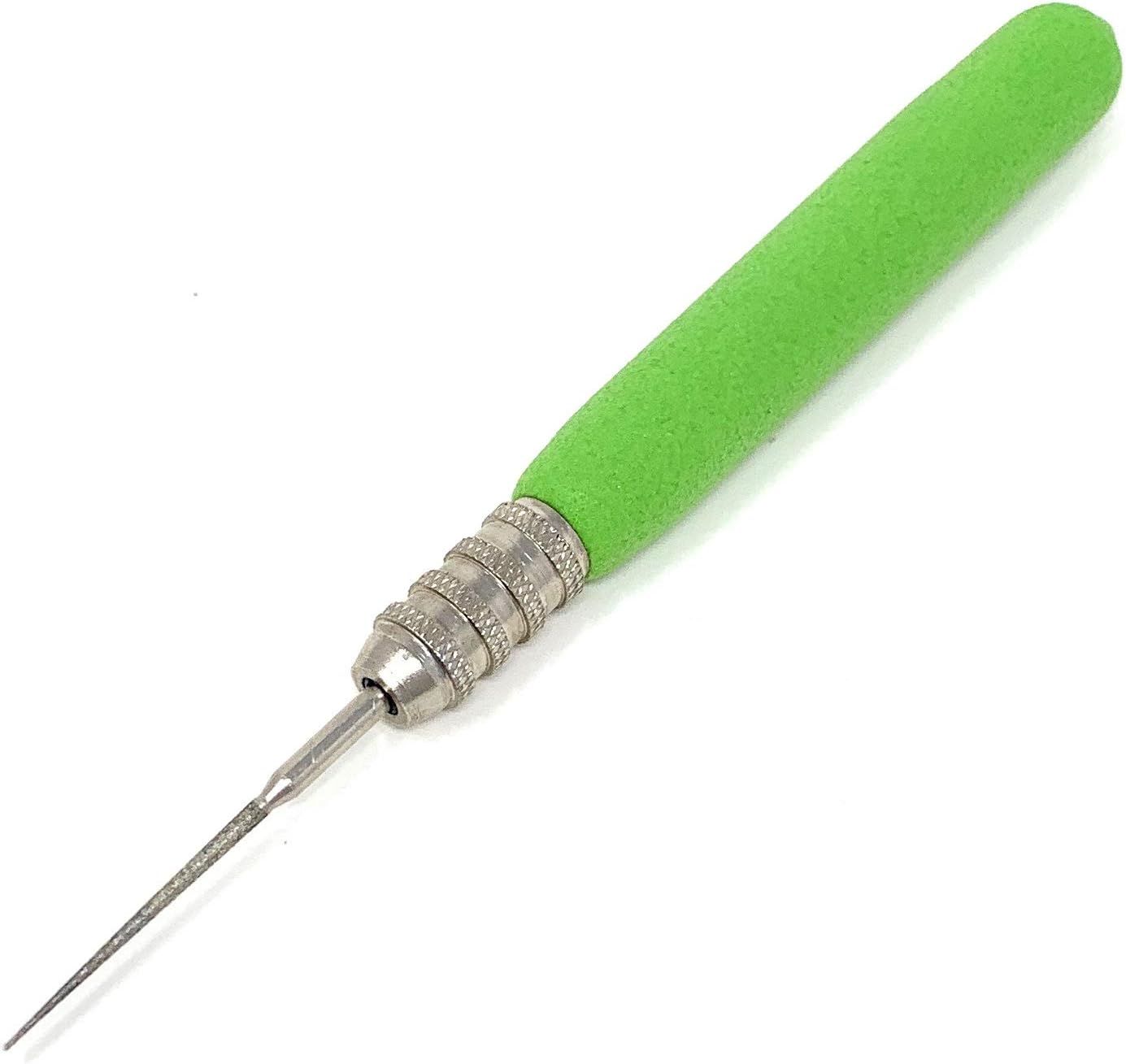 WireJewelry Diamond Tip Bead Reamer with Padded Handle, Pack of 1 - Crafty Corner