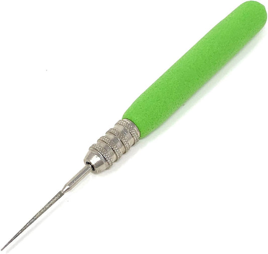 WireJewelry Diamond Tip Bead Reamer with Padded Handle, Pack of 1 - Crafty Corner