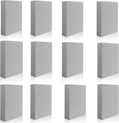 BAOFALI 12 Pcs Stamping Foam Grey Moldable Foam Stamps Plastic Dry Foam Stamp Pad Cut and Dry Foam Stamping Foam Block for Sculpture, Modeling, DIY Arts and Handicrafts Projects - Crafty Corner