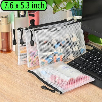 20pcs Mesh Zipper Pouch Bags