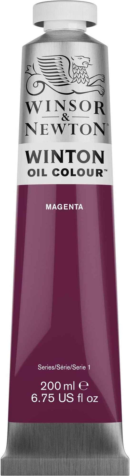 Winsor & Newton Winton Oil Color, 200ml (6.75-oz) Tube, Magenta