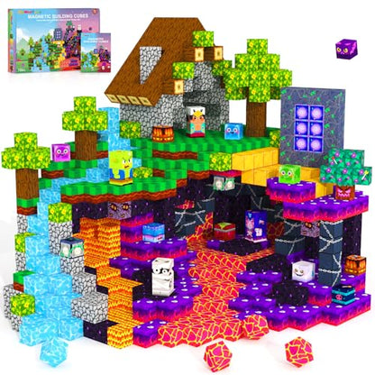 Magnetic Blocks Games Building Toys for 3 (150 Count)
