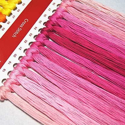 Stitchmelody Counted Cross Stitch Kits,14CT Unprinted Pattern Embroidery Set,DMC Threads Needlework Kit-Happy Couple 17.3''×14.2''