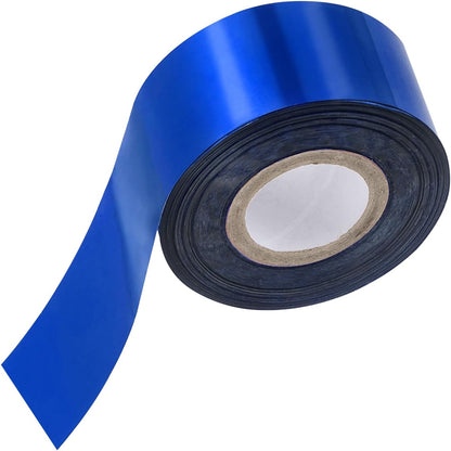 PATIKIL 1.2"x400Ft Hot Stamping Foil Paper,Heat Transfer Hot Stamping Paper Foil Roll for Leather DIY Logo Decor Craft Gift Card Package Scrapbook,Blue