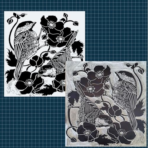 2Pcs 12x12 Soft Linoleum Carving Block