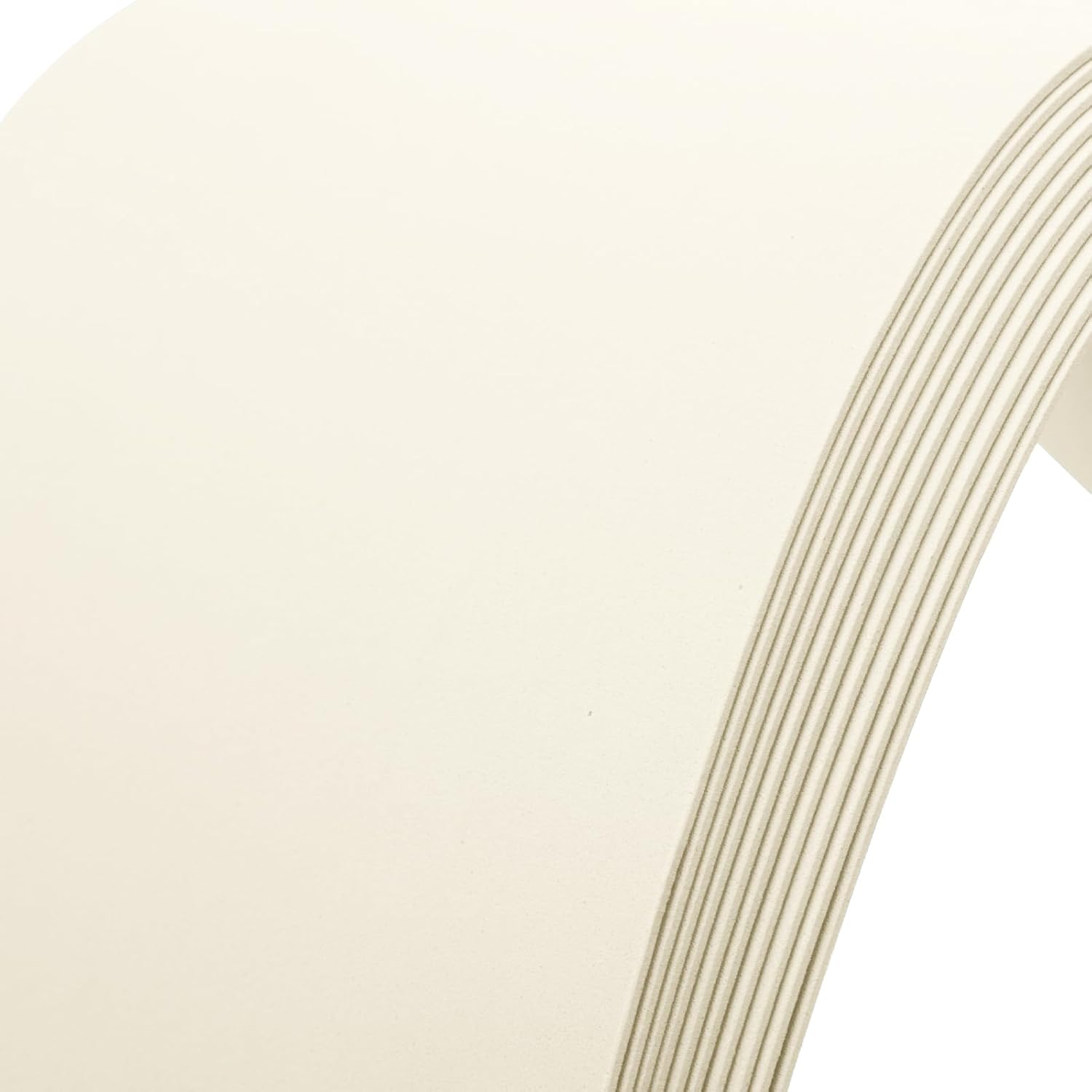 10 Pack Foam Sheets Craft 8 x 12 inch, Eva Color Foam Paper for Art Crafts Projects, Classrooms Scrapbook Gift DIY Cutters Card Party Decoration (Ivory) - Crafty Corner