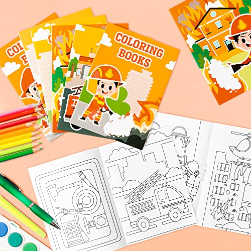 24pcs Fire Truck Coloring Books