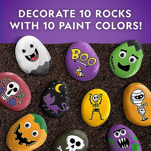 National Geographic Creepy Creatures Rock Painting Halloween Craft Kit