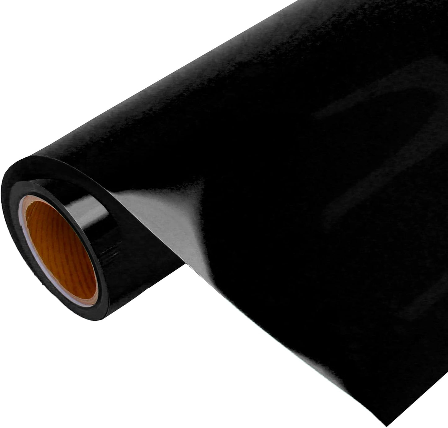 3 Yard x 20" Wide Roll Threadart Metallic Foil Black Heat Transfer Vinyl Film | Compatible with Venture Explore and Maker, Silhouette Cameo, & Large Format Cutters