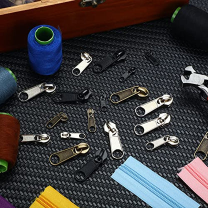 217 Pieces Zipper Repair Kit Replacement (217 Count)