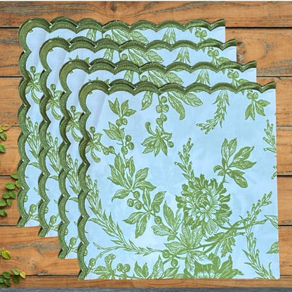 Hand Block Print Cloth Napkins (4 Count)