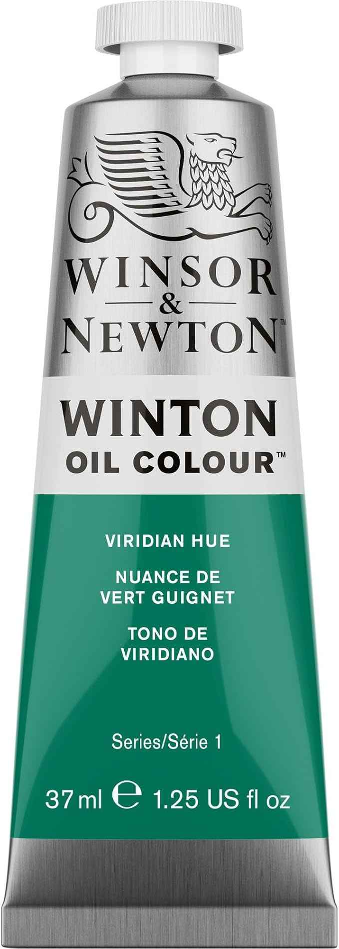 Winsor & Newton Winton Oil Color, 37ml (1.25-oz) Tube, Viridian Hue