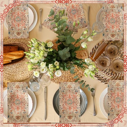 100 Pcs Boho Napkins Paper Guest Towels