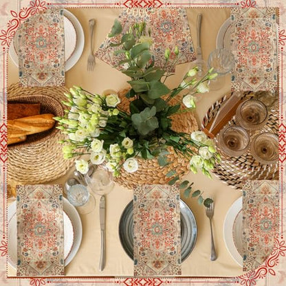 100 Pcs Boho Napkins Paper Guest Towels