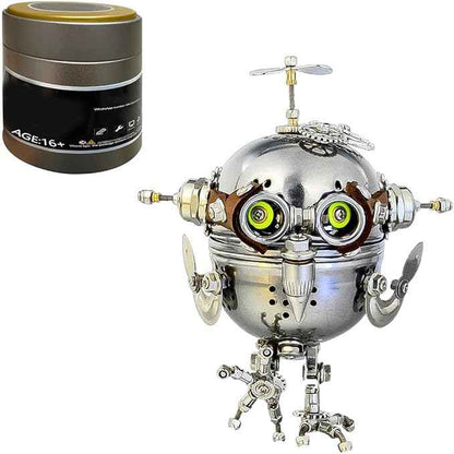 3D Metal Puzzle for Adults Mechanical Owl Egg 3D Model Kit, Steampunk Puzzle DIY Assembly, Fun and Creative for Birthday, Home Decoration, and Collectors (110+ PCS)