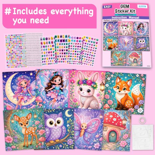 Gem Sticker Kit for Kids