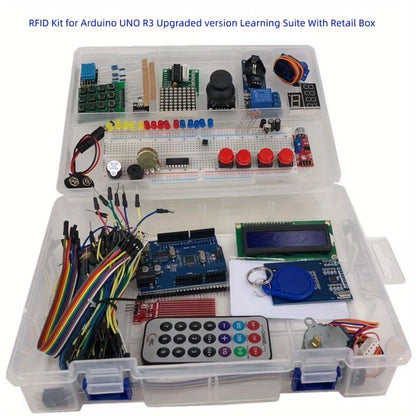 RFID kit for Arduino UNO R3 Upgraded Learning kit with Retail Box RFID Arduino UNO R3 Starter kit with LCD Display