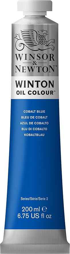Winsor & Newton Winton Oil Color, 200ml (6.75-oz) Tube, Cobalt Blue