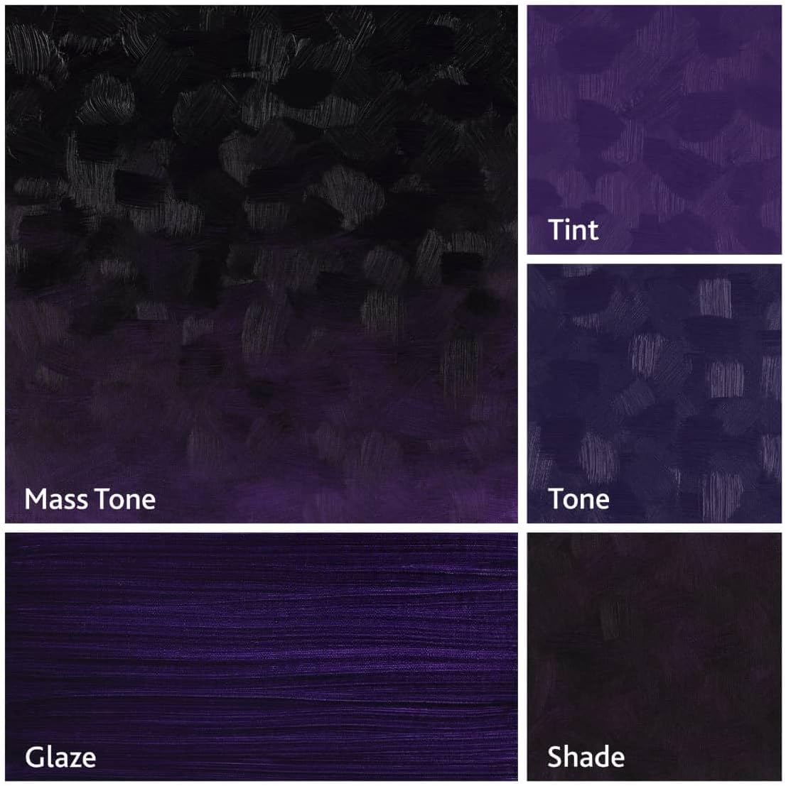 Tusc & Pine Artist Oil Paint - Amethyst, 150 ml, Non-Yellowing, Rich & Creamy Consistency, Maximum Pigment Load, Small Batch Milled Oil Paints Made in the USA for Professional Artists