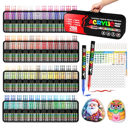 288 Colors Acrylic Paint Marker (288 Count)