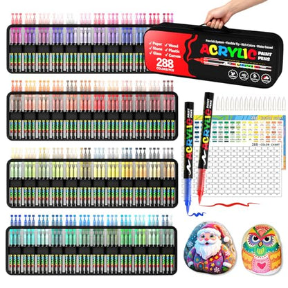 288 Colors Acrylic Paint Marker (288 Count)