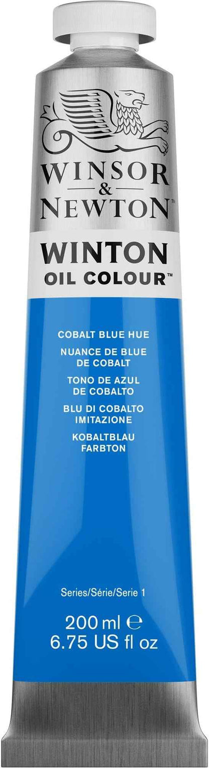 Winsor & Newton Winton Oil Color, 200ml (6.75-oz) Tube, Cobalt Blue Hue