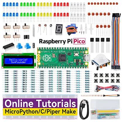 Starter Kit for Raspberry Pi Pico with 40 Projects Online Tutorials