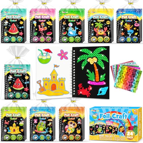 Foil Art Party Favors for Kids (24 Count)
