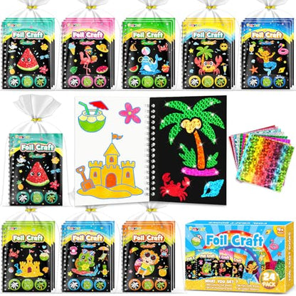 Foil Art Party Favors for Kids (24 Count)
