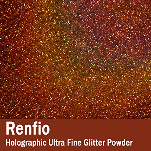 Holographic Ultra Fine Copper Glitter Powder Metallic Resin Glitter