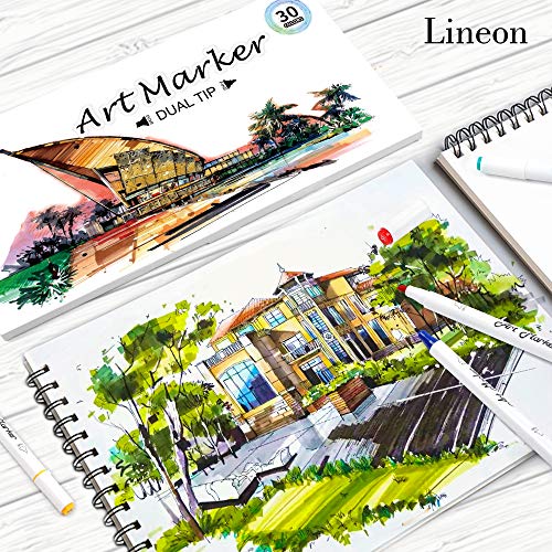 Dual Tip Alcohol Based Art Markers (30 Count)