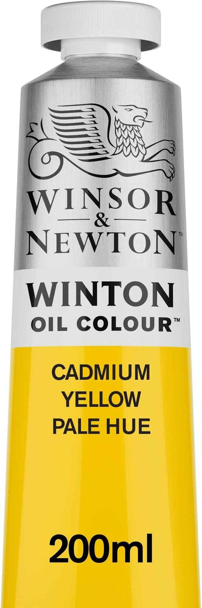 Winsor & Newton Winton Oil Color, 200ml (6.75-oz) Tube, Cadmium Yellow Pale Hue