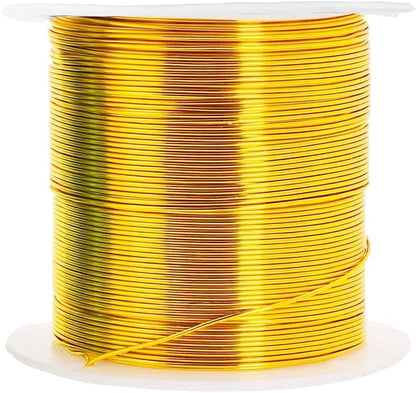 Mandala Crafts 18 Gauge Anodized Aluminum Craft Wire for Jewelry Making - 400 FT Colored Flexible Pastel Wire - Bendable for Bonsai Armature Crafting Sculpting - Crafty Corner