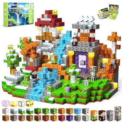 208PCS Magnetic Blocks (208 Count)