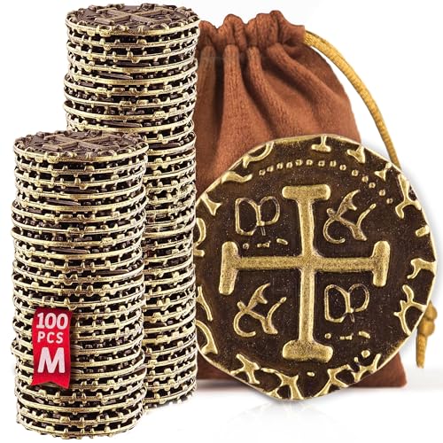Metal Pirate Coins (100 Count)