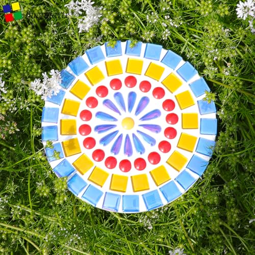 12mm Round Mosaic Tiles for Crafts