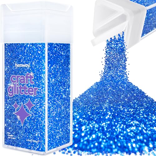 Craft Glitter Shaker Sapphire Blue 130g Fine (3.8 Ounce)