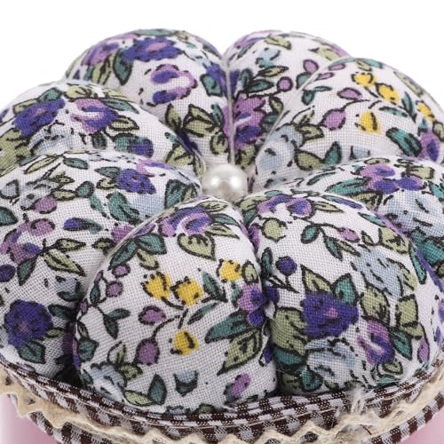 Sewing Pin Cushion Box Ball Head Pin Holder with Storage Box Decorative Needle Cushion for Home Office School DIY Craft 3.34 X 3.34 X 2.95 in