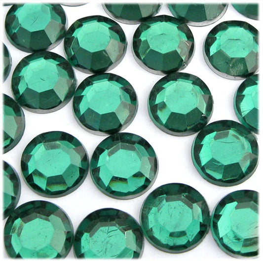 The Crafts Outlet 72pc Rhinestones Round 20mm - Flatback Olive Green EGR - Crafty Corner