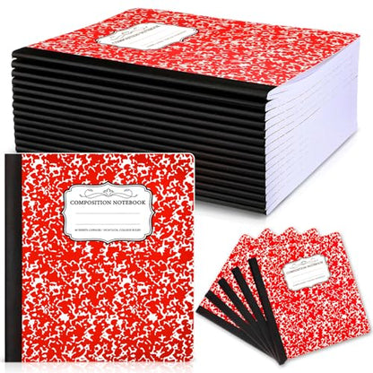 20 Pack Composition Notebooks Bulk