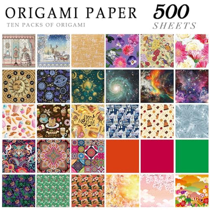 10 Different Packs Full Collection Origami Paper