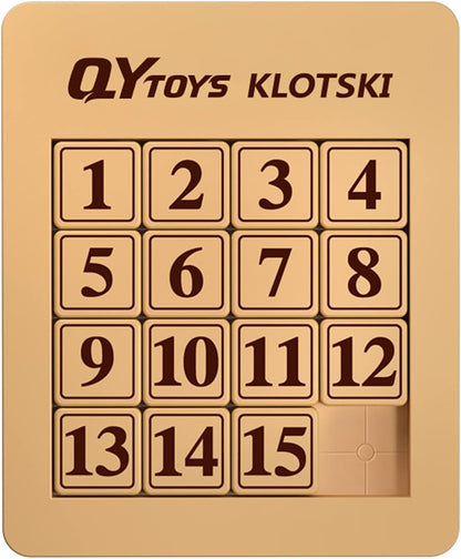 Cuberspeed magnetized Klotski Puzzle Slide Number Puzzle Puzzle Brain Teasers Toy Tangram Jigsaw Intelligence 15 Klotski Puzzle