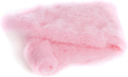 Desert Breeze Distributing Maori Wool Carded Batting, 100% Natural New Zealand Wool Made by DHG in Italy for Needle Felting, 3.5 OZ, 27 Micron, Color Bubblegum Pink