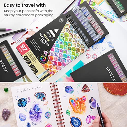 Real Brush Pens (96 Count)