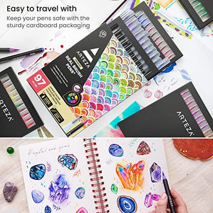 Real Brush Pens (96 Count)