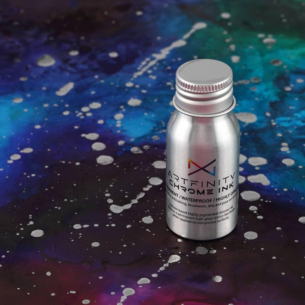 Alcohol Ink - Jewel Set, 7 Pieces | 10 Sheets 9x12 Multimedia Paper | Fast-Drying, Permanent, Transparent Alcohol Inks for Gloss Paper, Glass, Metal | 25 ml Bottles
