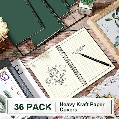 36 Pcs Spiral Notebooks (36 Count)
