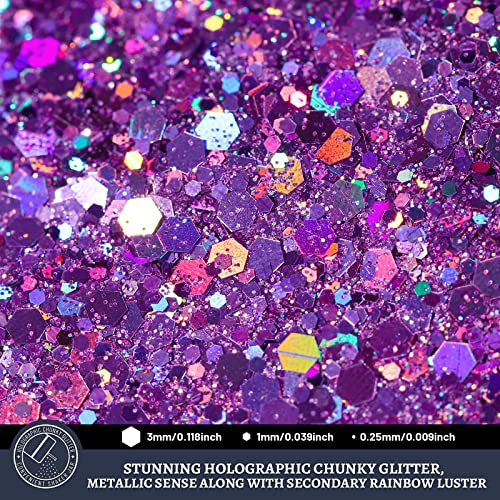 Purple Glitter (5.64 Ounce)