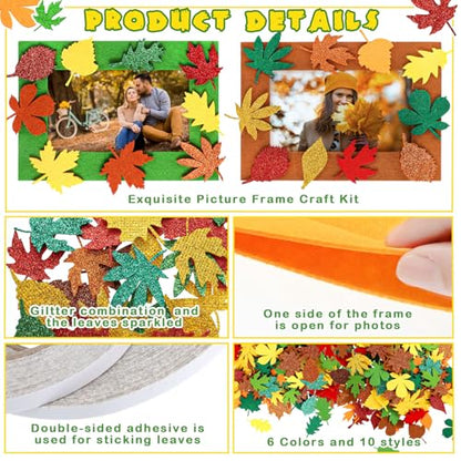 232 Pcs Thanksgiving DIY Picture Frame Craft Kit